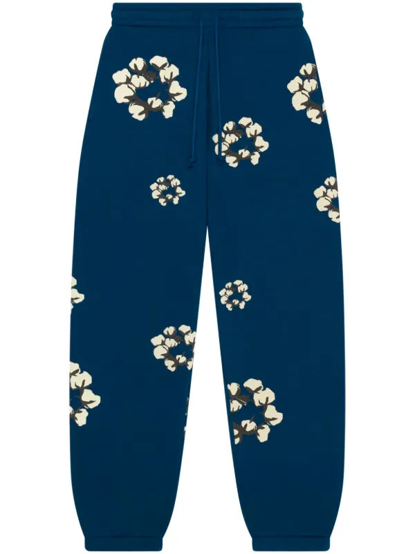 Denim Tears Cactus Wreath Blue Sweatpant