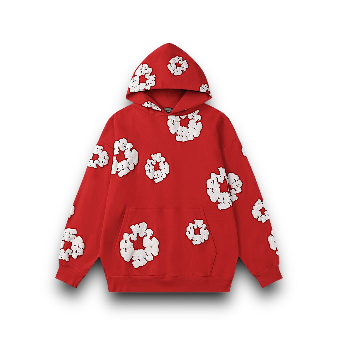 Denim Tears Red Hoodie