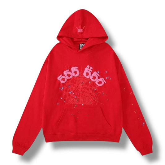 Sp5der Red Hoodie