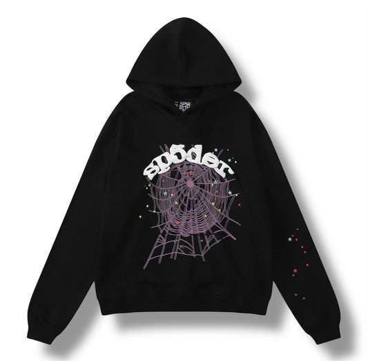 Sp5der Web Black Hoodie