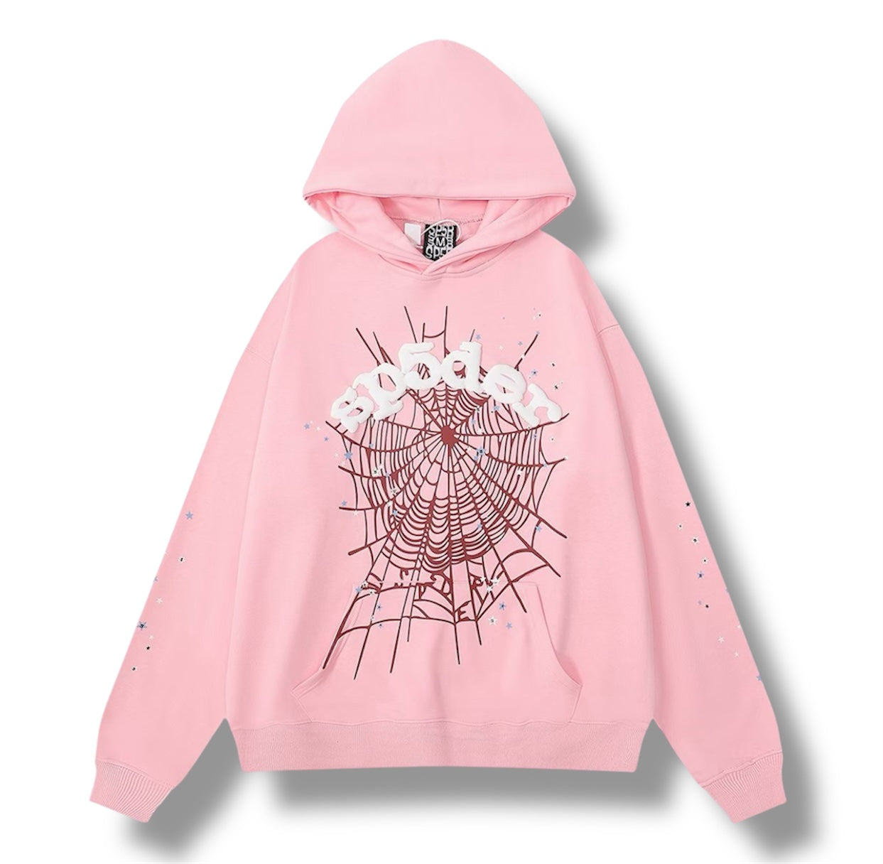 Sp5der Web Pink Hoodie