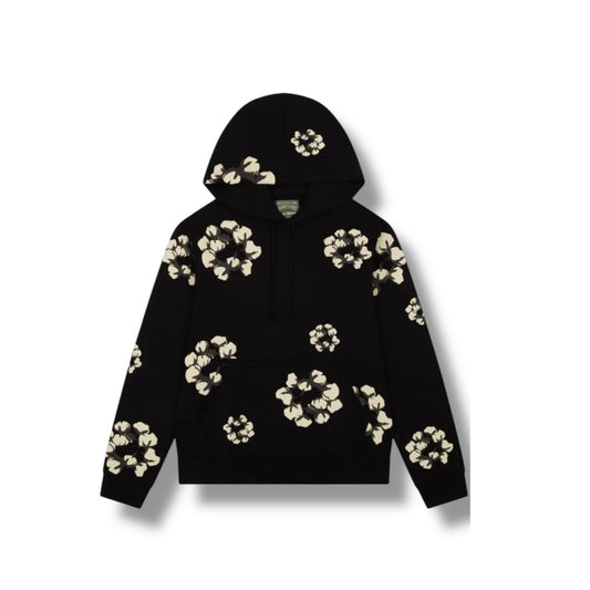 Denim Tears Cactus Tears Wreath Black Hoodie