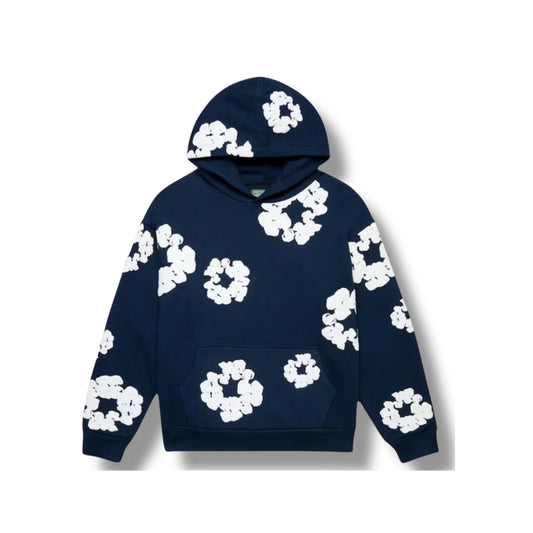 Denim Tears Navy Blue Hoodie