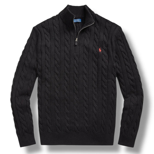 Polo Half-Zipper Sweater