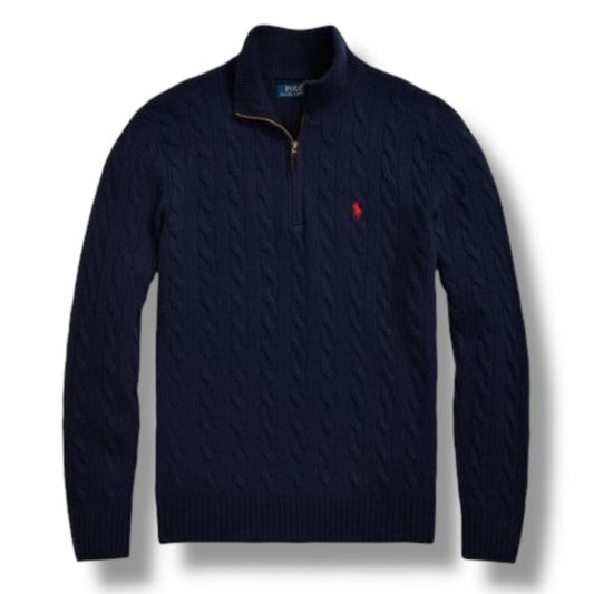 Polo Half-Zipper Sweater